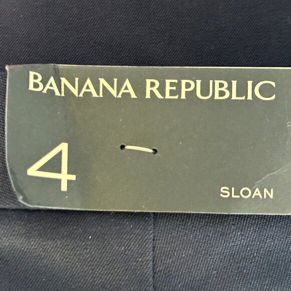 NWT Banana Republic Sloan Navy Blue Ankle Pants Size 4 - Picture 7 of 13
